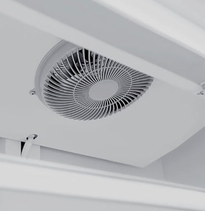 Polar G-Series 1300L Upright Display Fridge with Triple Glass Doors and Canopy