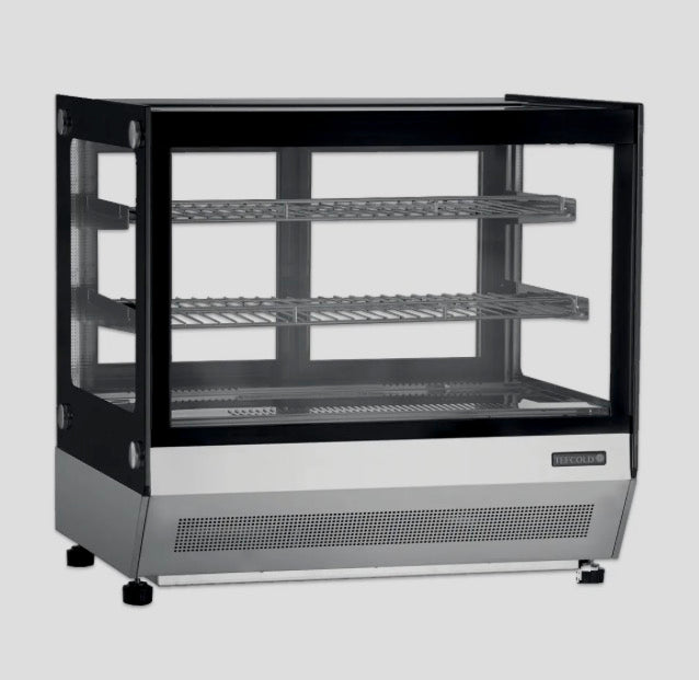 Tefcold LCT750F Countertop Refrigerated Display Case 120L Flat Glass