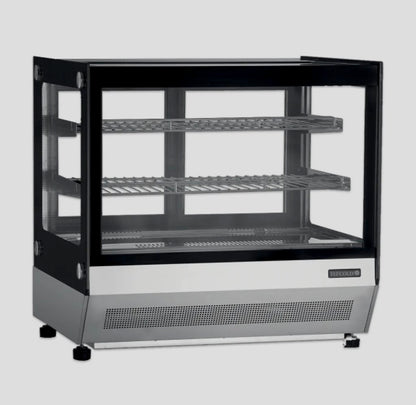 Tefcold LCT750F Countertop Refrigerated Display Case 120L Flat Glass