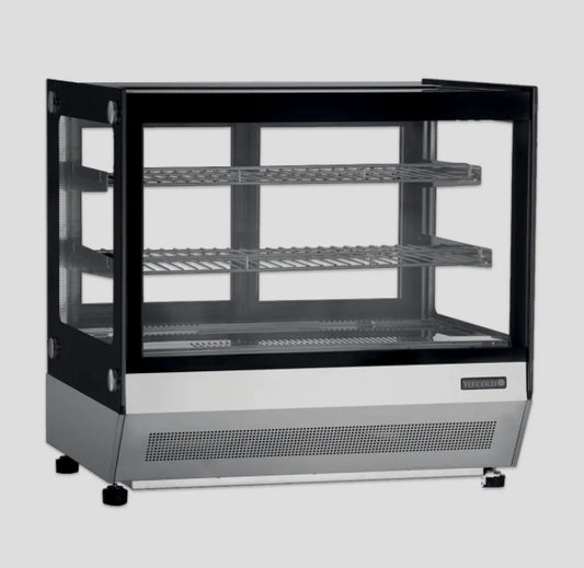 Tefcold LCT750F Countertop Refrigerated Display Case 120L Flat Glass