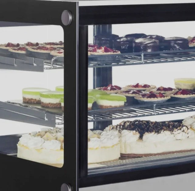 Tefcold LCT750F Countertop Refrigerated Display Case 120L Flat Glass