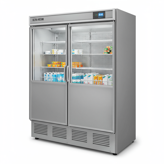 FrostLite Double Door Display Freezer 40 cu. ft.