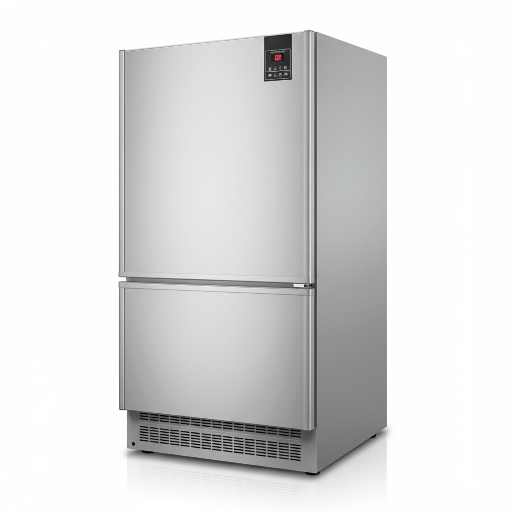 PolarLine Built-In Undercounter Freezer 4.5 cu. ft. Stainless Steel